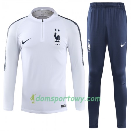 Francja 2 Stars Komplet Bluzy Treningowe Biały 2018